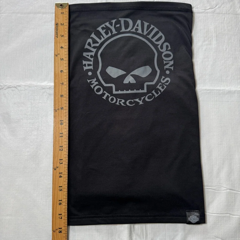Harley-Davidson Willie G Skull Neck Gaiter Face Mask Black 97125-22VX Mens Large